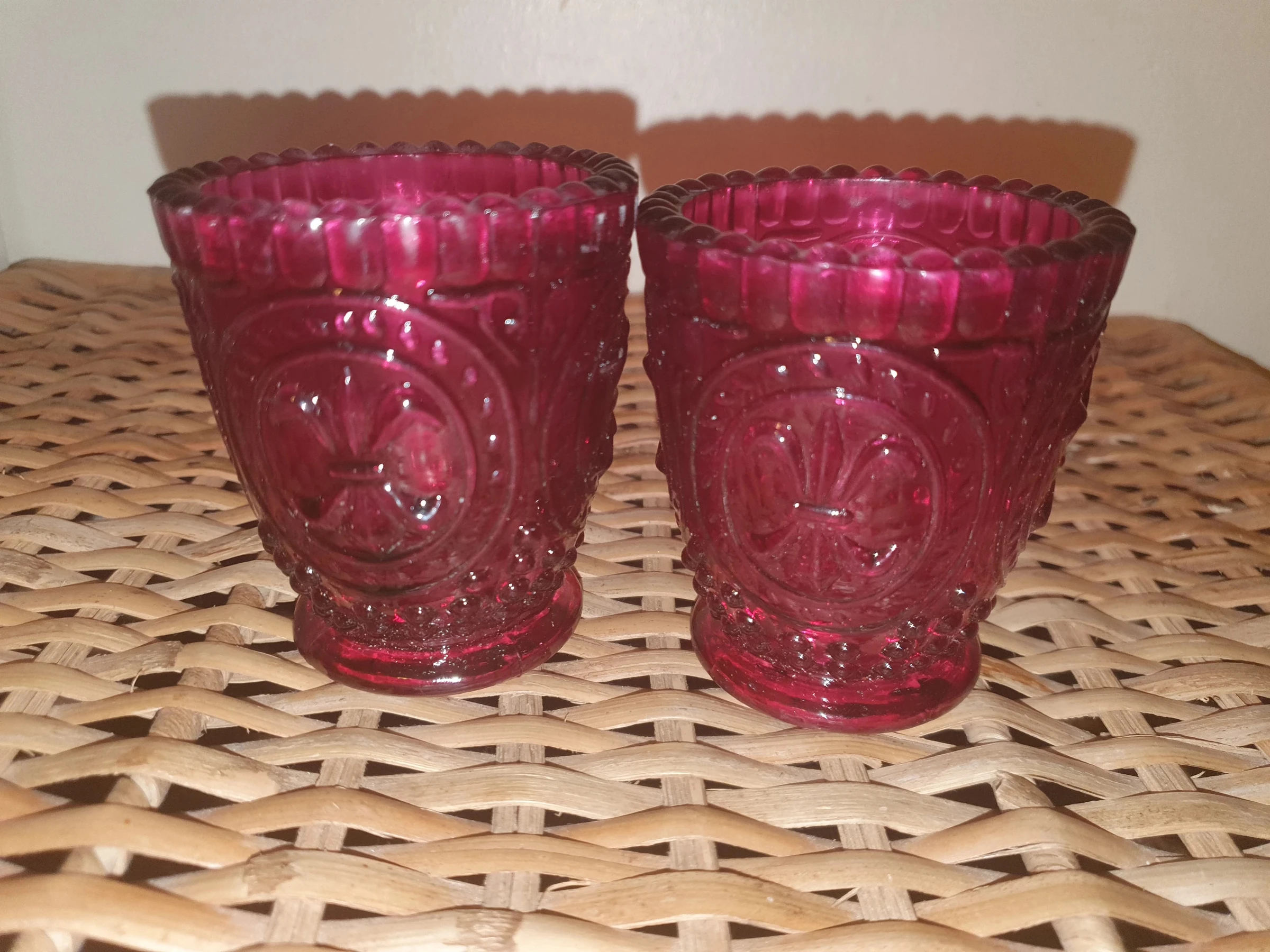 Lots de 2 Verres ancienne